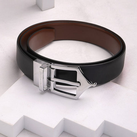 Classic Reversible Formal Belt (Midnight Silver) - FountainEarth