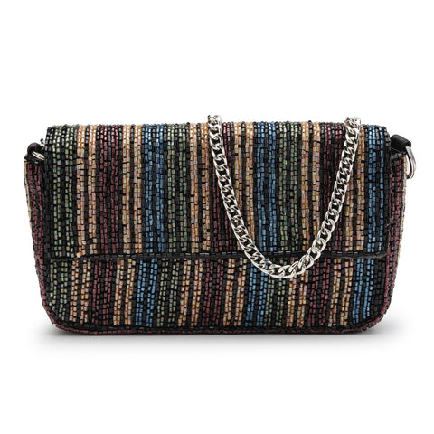 FountainEarth Aurora Beaded Evening Sling — Crafted Radiance, Redefined