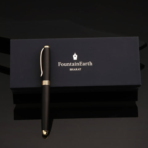 FountainEarth Signature Noir Pen — The Art of Precision