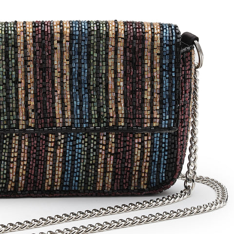 FountainEarth Aurora Beaded Evening Sling — Crafted Radiance, Redefined