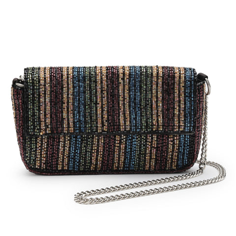 FountainEarth Aurora Beaded Evening Sling — Crafted Radiance, Redefined