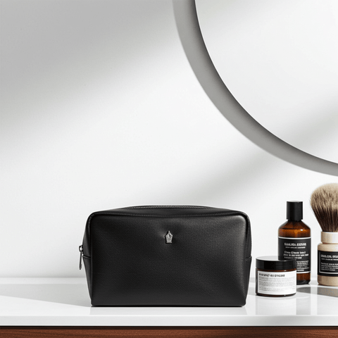 Arista Natural Leather Travel Pouch for Men and Women - FountainEarth