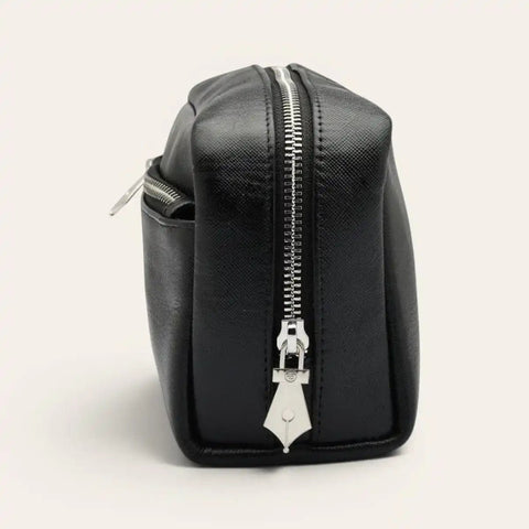 Arista Travel Pouch — Saffiano Leather, Cables + Toiletries Organiser - FountainEarth