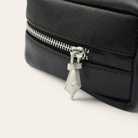 Arista Travel Pouch — Saffiano Leather, Cables + Toiletries Organiser - FountainEarth