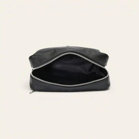 Arista Travel Pouch — Saffiano Leather, Cables + Toiletries Organiser - FountainEarth