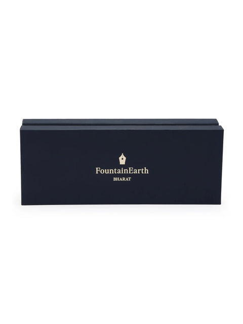 Ashoka Emblem Prestige Brass Metal Pen - FountainEarth