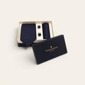 Blue Polka Dot Tie Set — Tie, Pocket Square, Cufflinks - FountainEarth