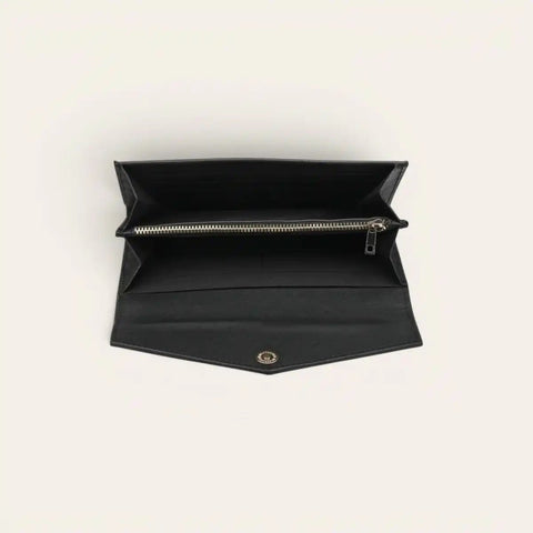 Carter Saffiano Magnetic Envelope Wallet for Women — 12 Cards - FountainEarth