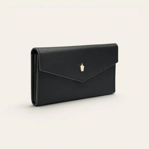 Carter Saffiano Magnetic Envelope Wallet for Women — 12 Cards - FountainEarth