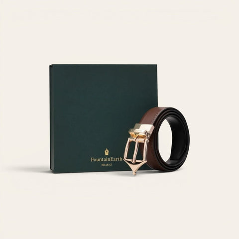 Classic Brogue Belt - FountainEarth