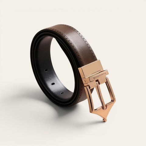 Classic Brogue Belt - FountainEarth