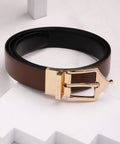 Classic Reversible Formal Belt (Chestnut Gold) - FountainEarth