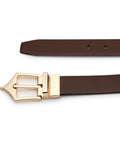 Classic Reversible Formal Belt (Chestnut Gold) - FountainEarth