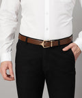 Classic Reversible Formal Belt (Chestnut Gold) - FountainEarth