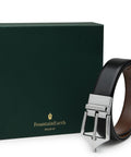 Classic Reversible Formal Belt (Midnight Silver) - FountainEarth