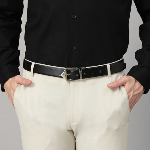 Classic Reversible Formal Belt (Midnight Silver) - FountainEarth