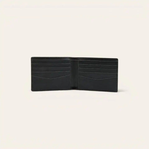 Classic Ultra Slim Bifold Wallet for Men — Pebbled, 8 Cards - FountainEarth