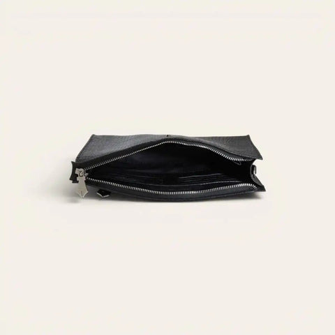 Croco Compact Sling Bag — Machine - Embossed Croco, Hands - Free - FountainEarth