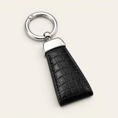 Croco Leather 4 - Piece Gift Set for Men — Wallet, Card Holder, Keyring, Brass Pen - FountainEarth