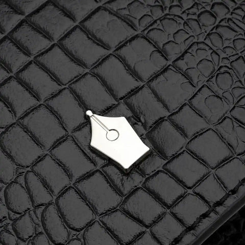 Croco Leather Passport Travel Wallet — Passport + 4 Cards - FountainEarth