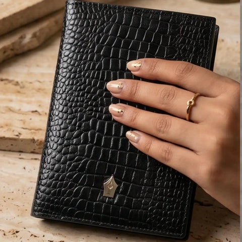 Croco Passport & Travel Wallet - FountainEarth