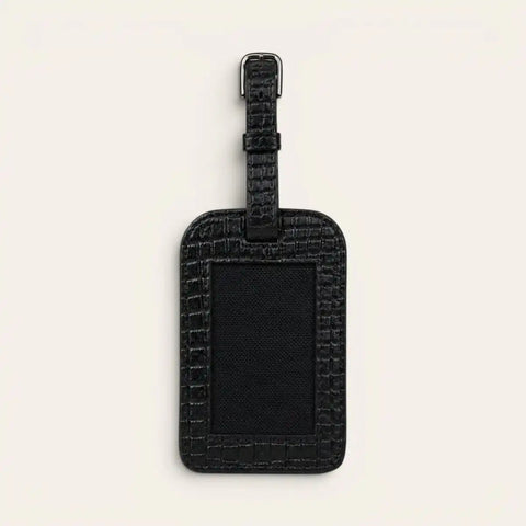 Croco Passport Wallet + Luggage Tag + Brass Pen Travel Set - FountainEarth