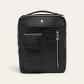 Croco Travel Bag — 13 - inch Tablet, 5 Compartments, Croco Leather - FountainEarth