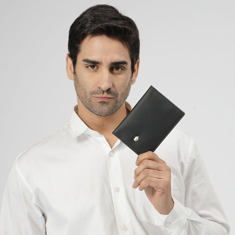 EcoPassport Recycled Leather Passport Cover for Men and Women - FountainEarth