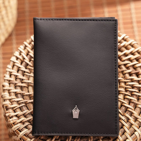 EcoPassport Recycled Leather Passport Cover for Men and Women - FountainEarth