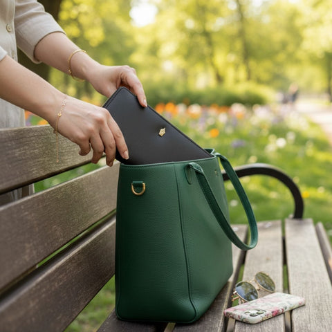 Esme Zipper Wallet — Crafted in Genuine Leather, Designed for Timeless Sophistication - FountainEarth