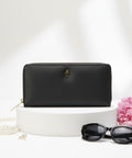 Esme Zipper Wallet — Crafted in Genuine Leather, Designed for Timeless Sophistication - FountainEarth