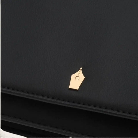 Eterna Recycled Leather Sling Bag for Women — Magnetic Flap, 6 Cards - FountainEarth