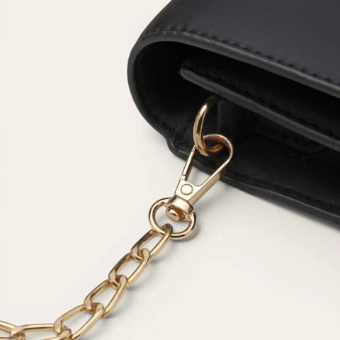 Eterna Recycled Leather Sling Bag for Women — Magnetic Flap, 6 Cards - FountainEarth