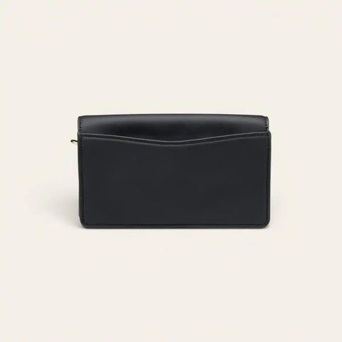 Eterna Recycled Leather Sling Bag for Women — Magnetic Flap, 6 Cards - FountainEarth