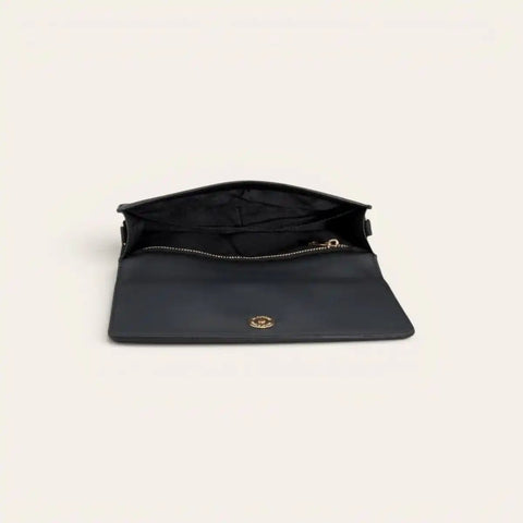 Eterna Recycled Leather Sling Bag for Women — Magnetic Flap, 6 Cards - FountainEarth