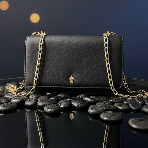 Eterna Recycled Leather Sling Bag — Timeless Craftsmanship, Responsibly Reimagined - FountainEarth