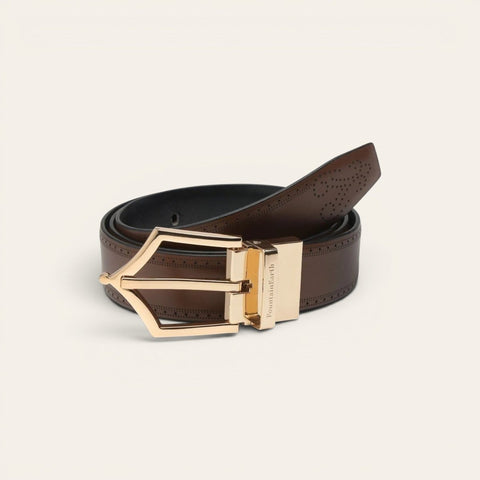 Executive Brogue Belt - FountainEarth