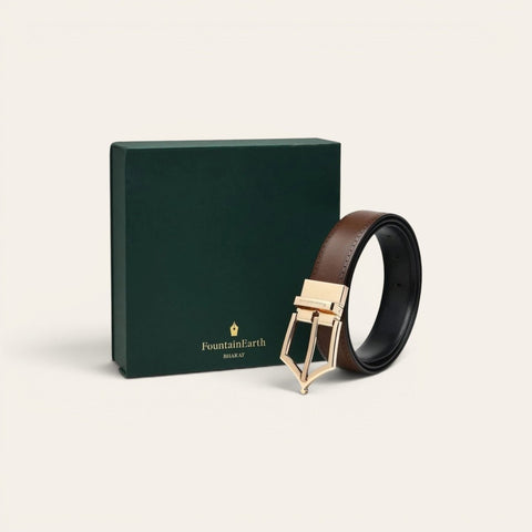 Executive Brogue Belt - FountainEarth