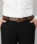 Executive Reversible Formal Belt (Chestnut Gold) - FountainEarth