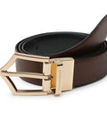 Executive Reversible Formal Belt (Chestnut Gold) - FountainEarth
