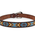 FountainEarth Gaucho - Inspired Beaded Leather Belt — Where Craft Meets Character - FountainEarth
