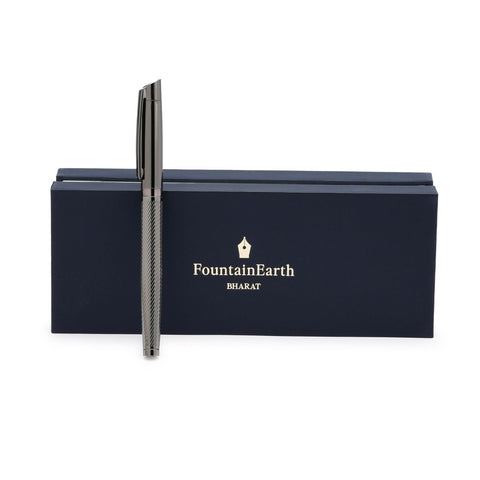 FountainEarth Gunmetal Diamond - Cut Pen — Precision in Motion - FountainEarth