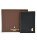 FountainEarth Signature Bifold Mini Leather Wallet for Men - FountainEarth