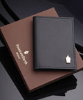 FountainEarth Signature Bifold Mini Leather Wallet for Men - FountainEarth