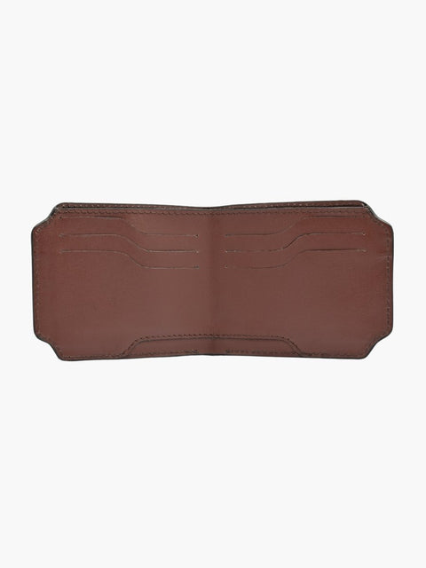 FountainEarth Signature Slim Bifold Leather Wallet for Men - FountainEarth