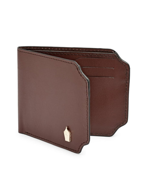 FountainEarth Signature Slim Bifold Leather Wallet for Men - FountainEarth