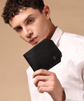FountainEarth Signature Slim Bifold Leather Wallet for Men - FountainEarth