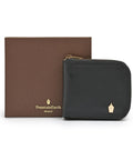 FountainEarth Signature Unisex Compact Zip Leather Wallet - FountainEarth