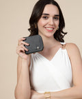FountainEarth Signature Unisex Compact Zip Leather Wallet - FountainEarth