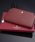 FountainEarth Signature Zip Leather Wallet for Women - FountainEarth